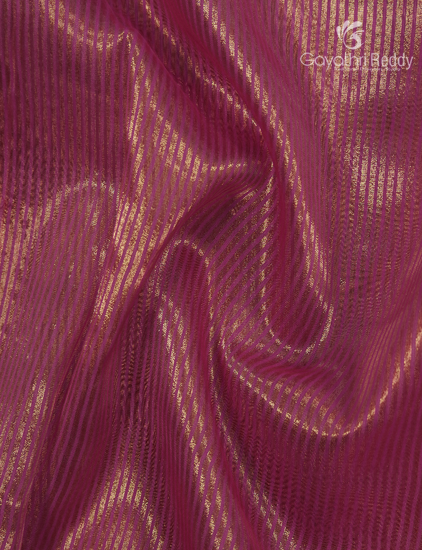 Pure Tissue Saree in Pink