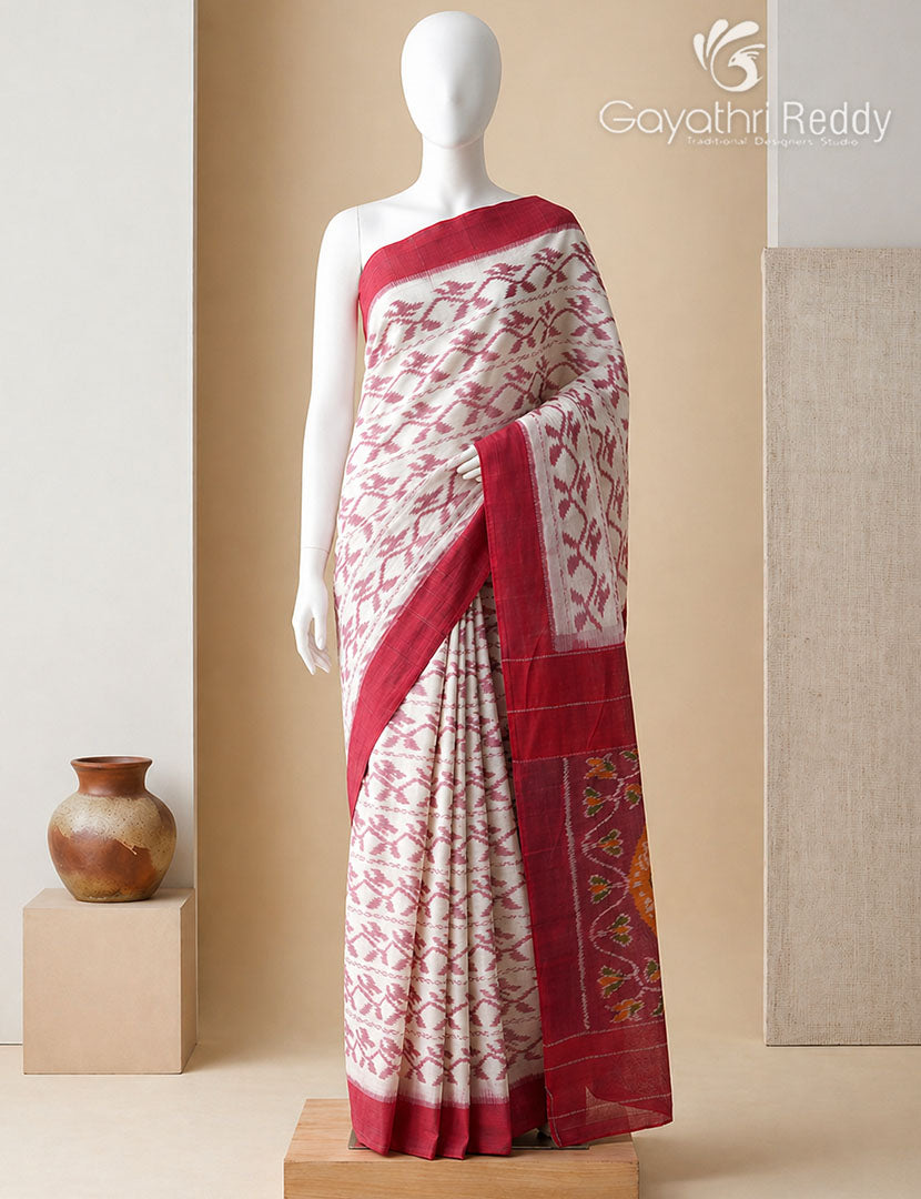 PURE IKKAT COTTON (H.L) SAREE-IKC1063