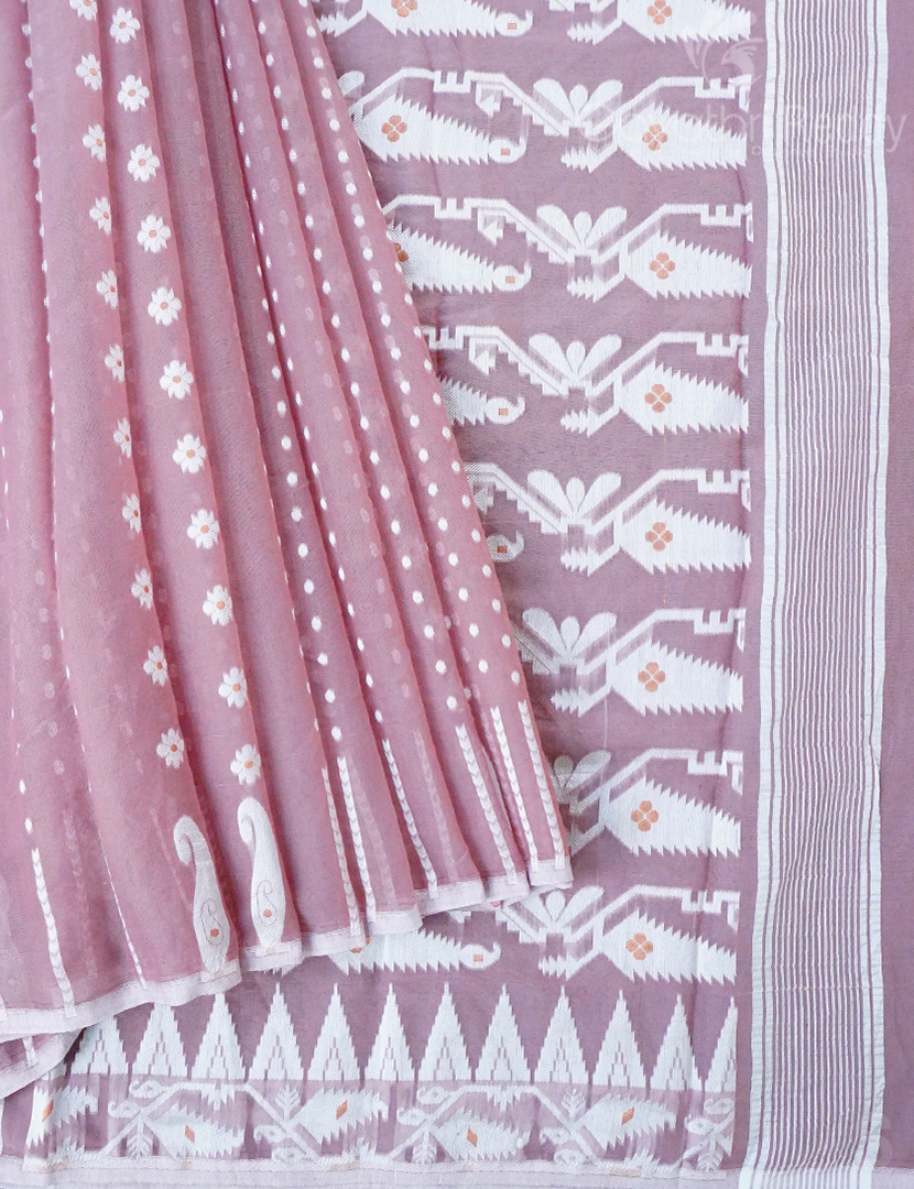 JAMDANI COTTON(WITHOUT BLOUSE)-JMC537