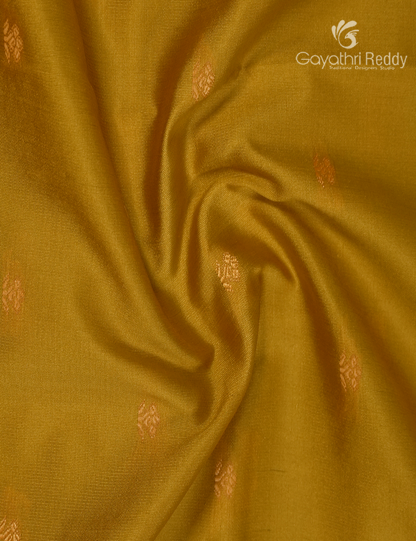 Semi Katan Silk Saree in Light Olive Green