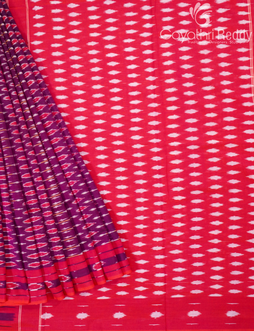 PURE IKKAT COTTON SAREE-IKC1096