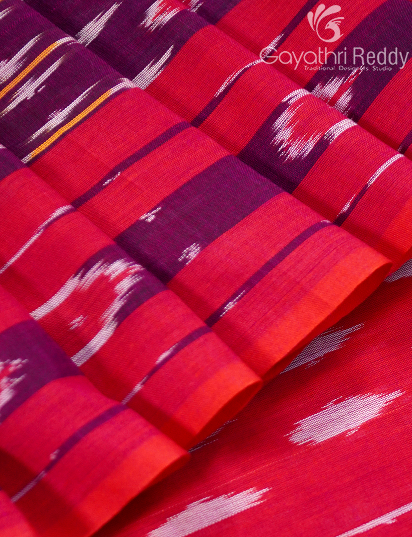 PURE IKKAT COTTON SAREE-IKC1096
