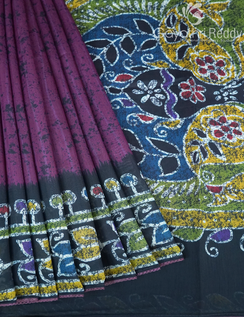 CHANDERI SILK SAREE-CPS1127