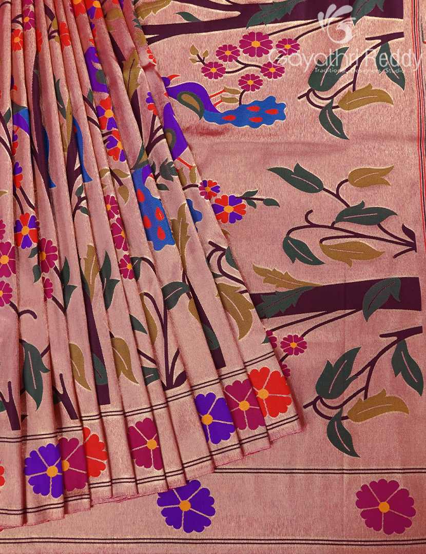 SEMI PAITHANI SAREE-SPS21