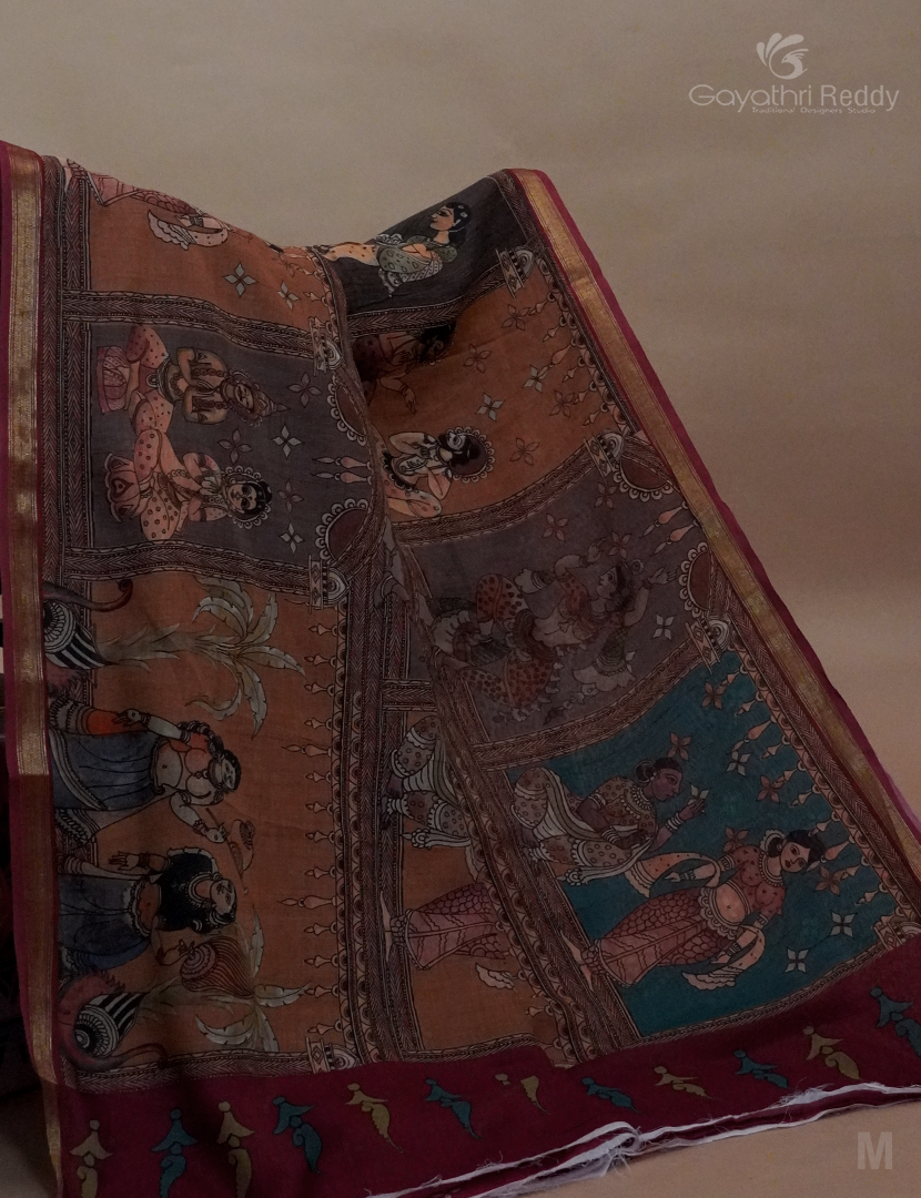 PURE KALAMKARI KADI COTTON-KKC7