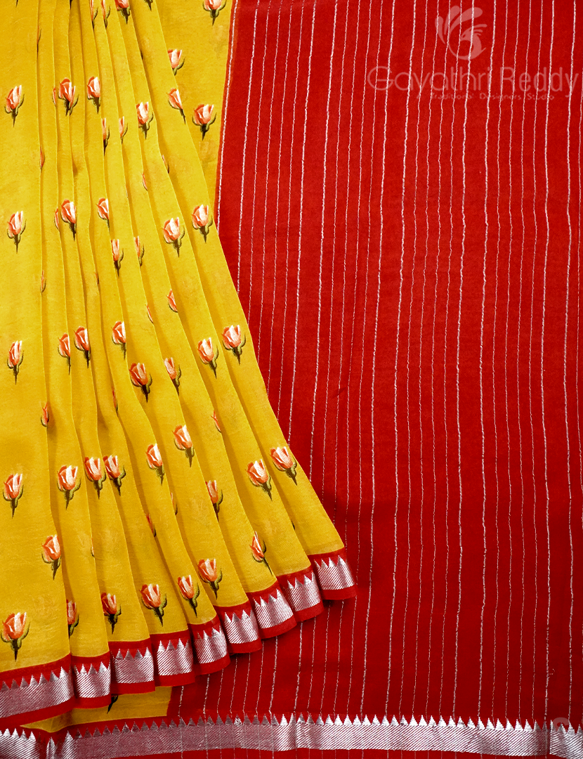 MANGALGIRI PATTU PRINTED SAREE-MGP1114