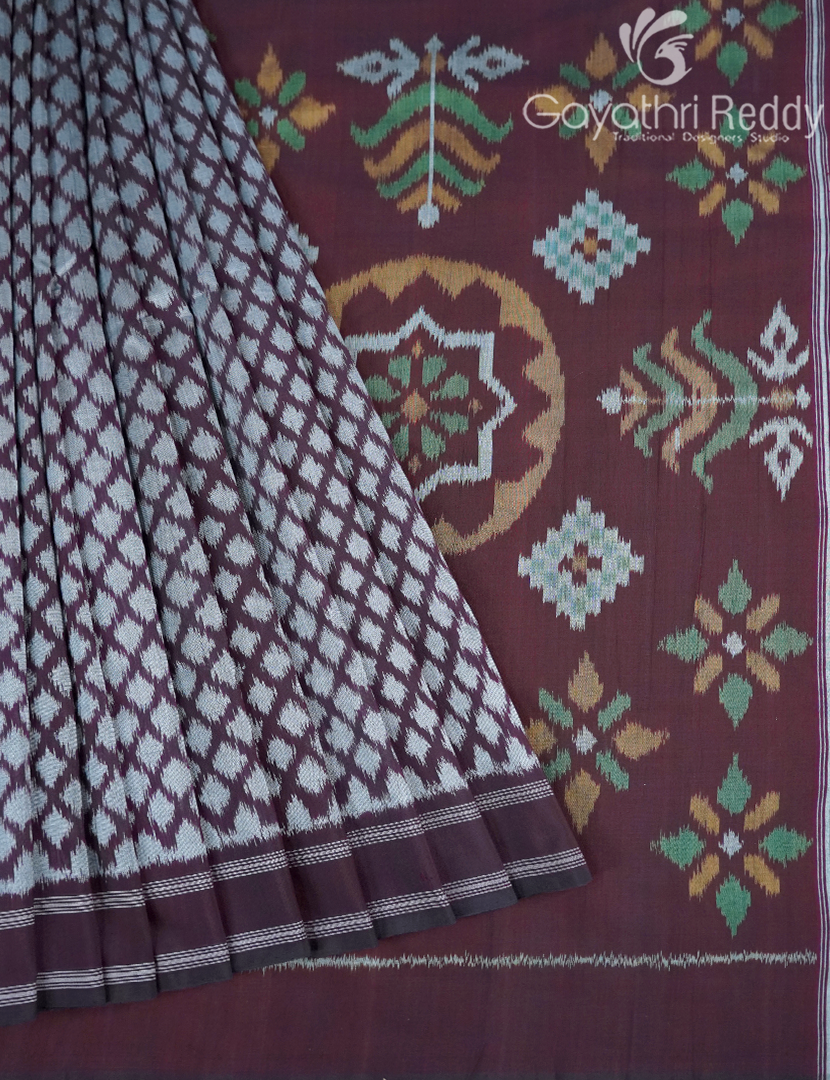 PURE IKKAT COTTON (H.L) SAREE-IKC1049