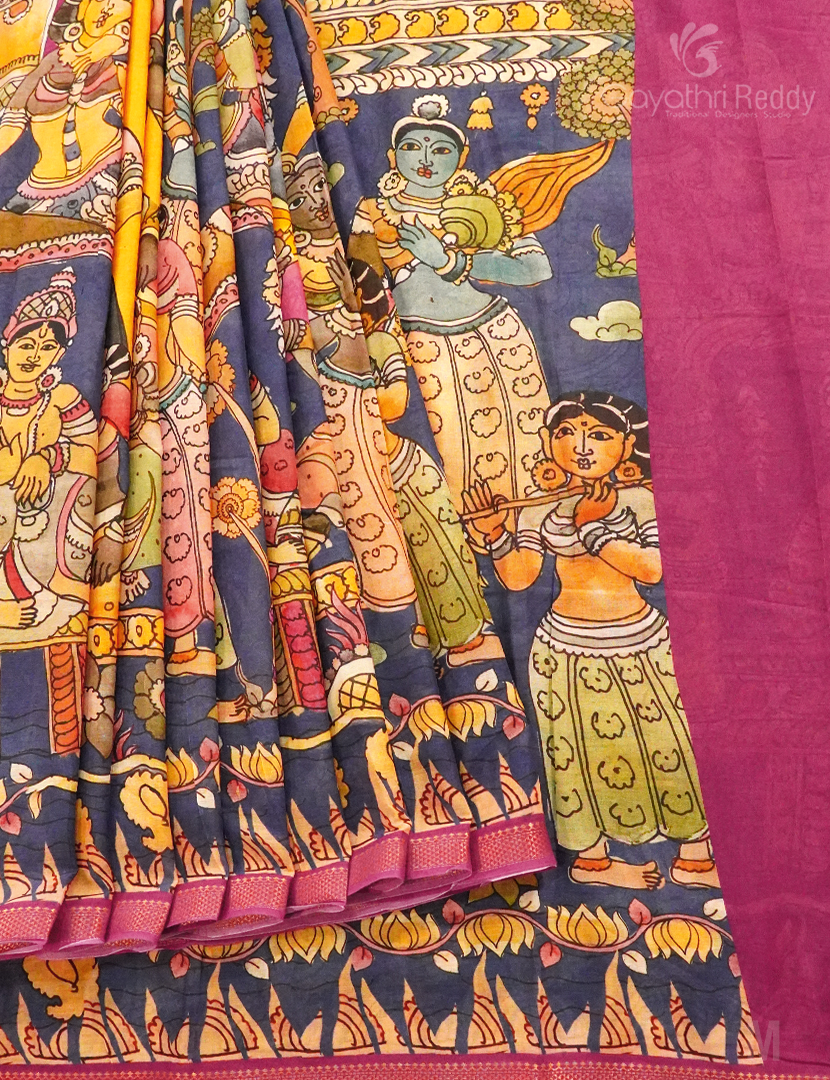 PURE KALAMKARI KHADI COTTON-KKC120