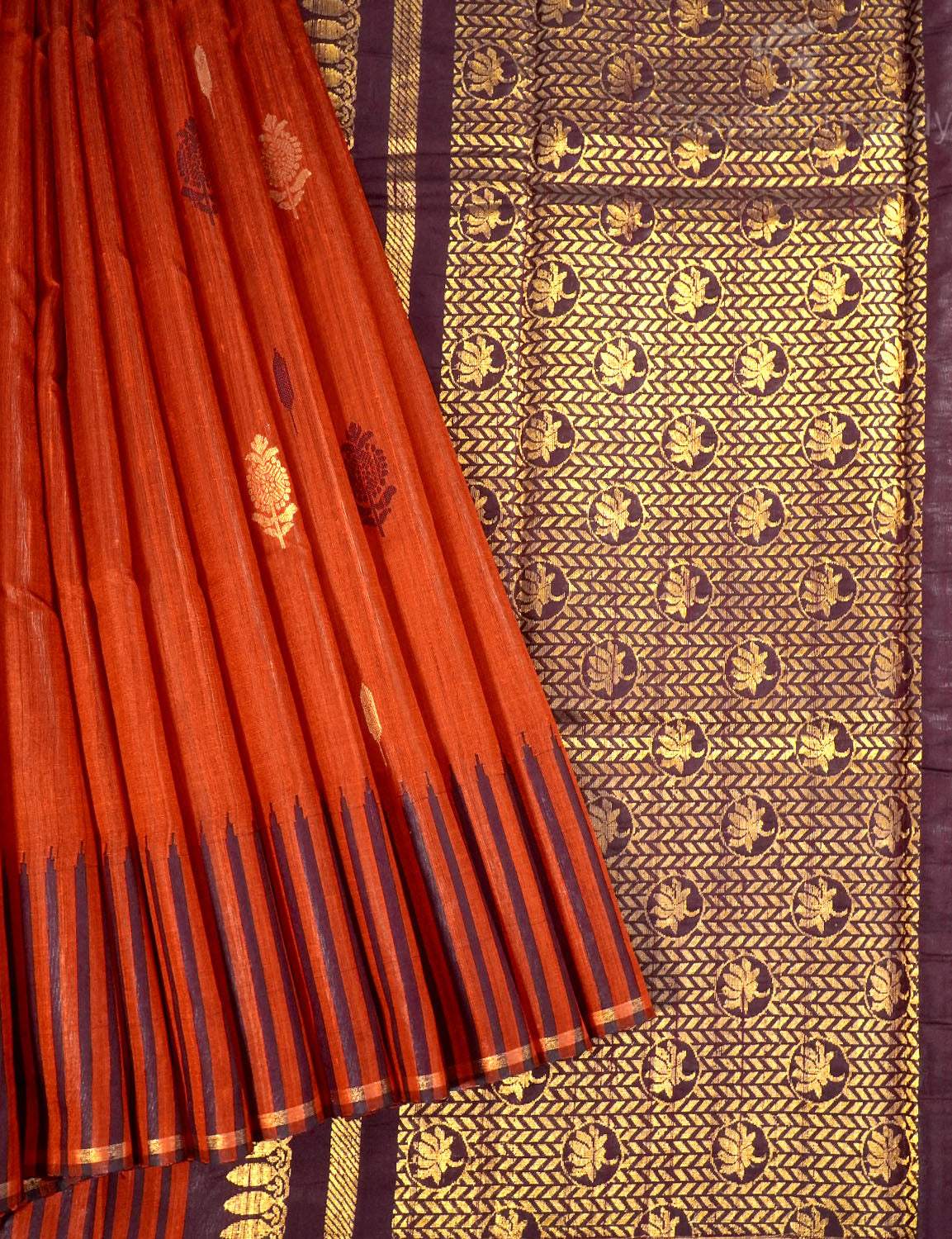 PURE KHADI PATTU SAREE-KHP1306