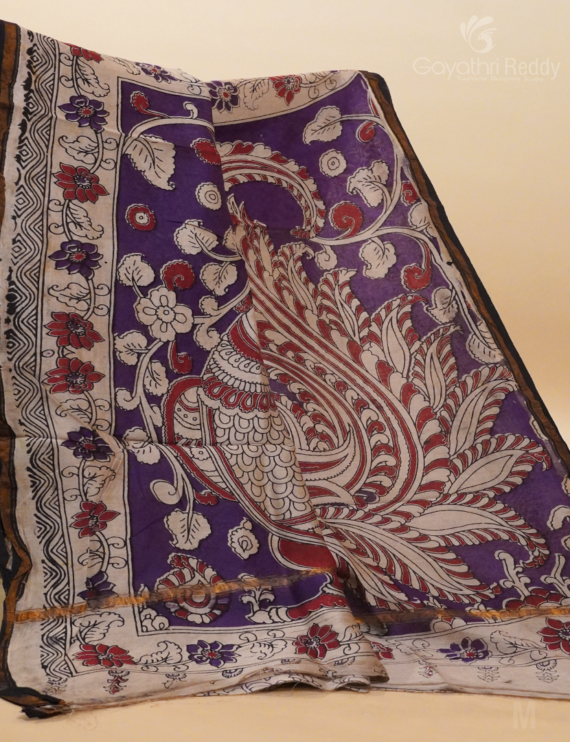 PURE CHANDERI KALAMKARI-KCS58