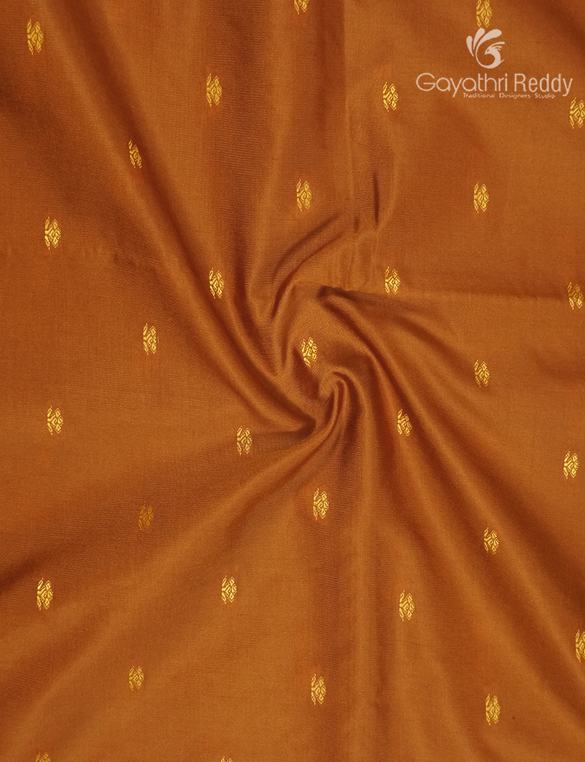 Semi Katan Silk Saree in Deep Mustard