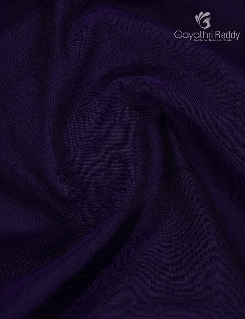 Pure Narayanpet Cotton Saree in Deep Violet