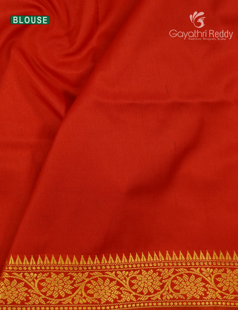 Semi Katan Silk Saree in Deep Violet