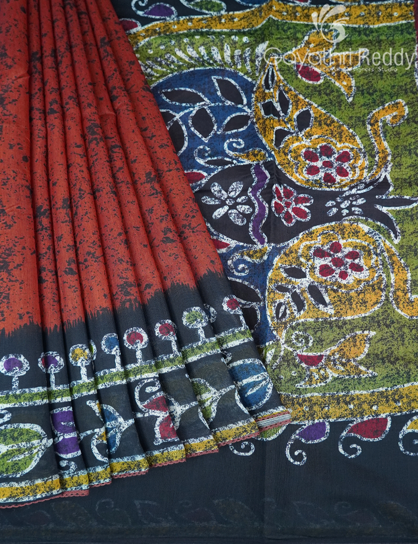 CHANDERI SILK SAREE-CPS1129