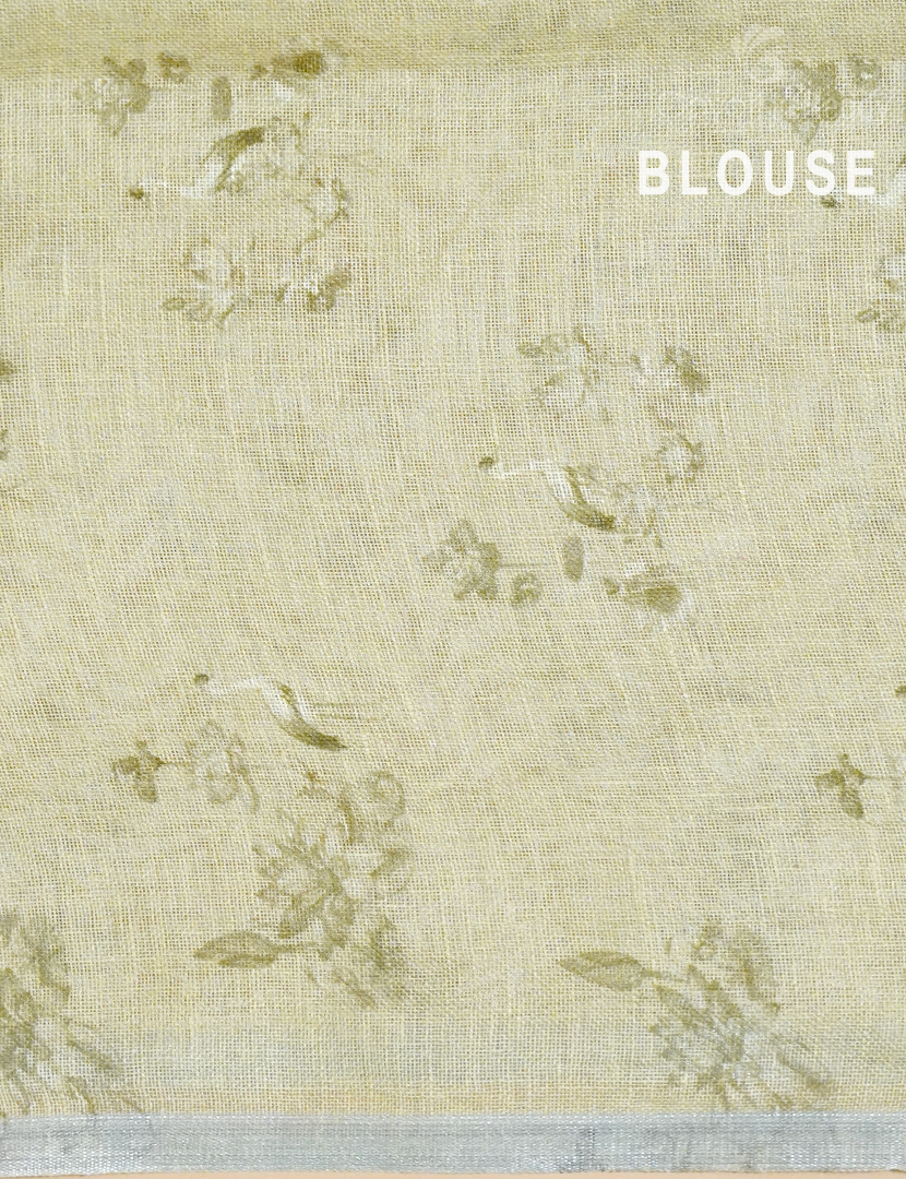 PURE LINEN SAREE-L1308