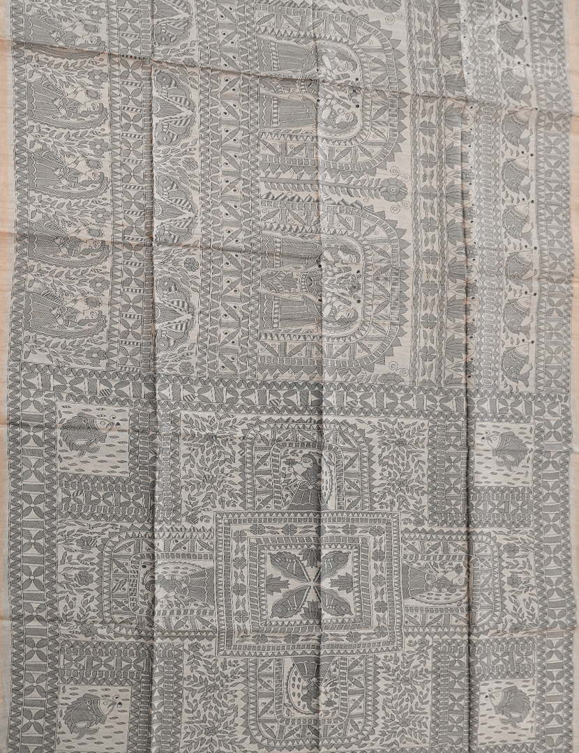 PURE DESI TUSSAR SILK-TS1322