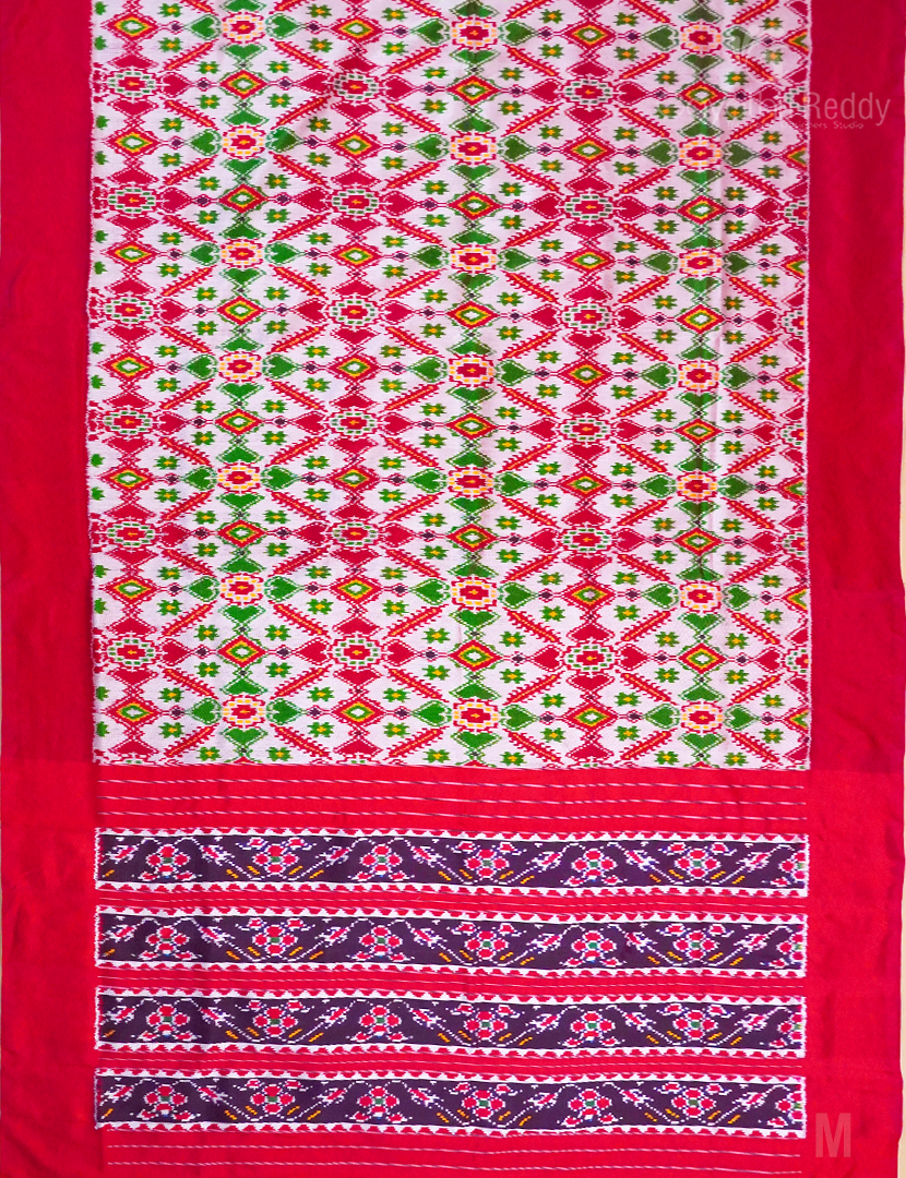 PURE TWILL IKKAT PATTU-IP722