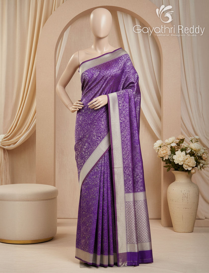 MYSORE CREPE BROCADE SAREE-MCB16