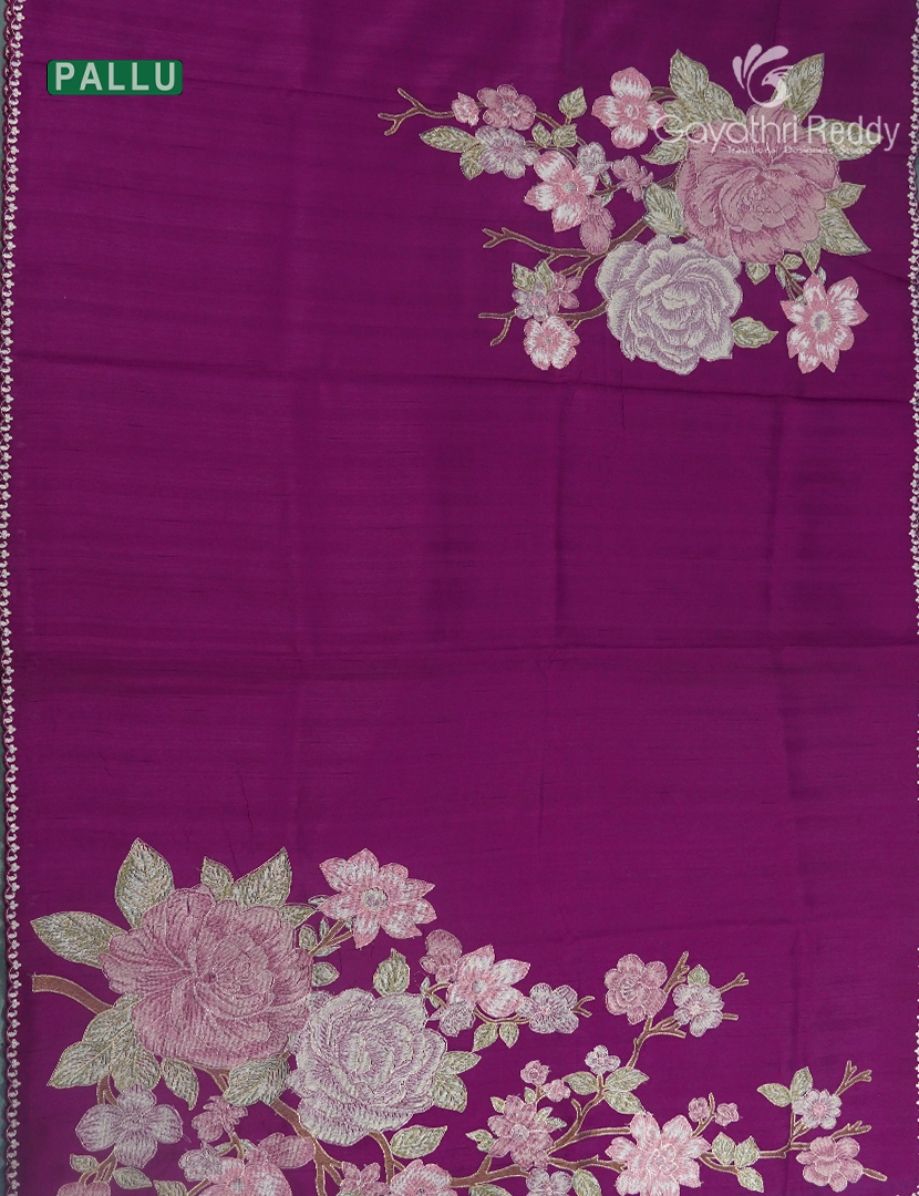 DUPION SILK FANCY SAREE -DSF37