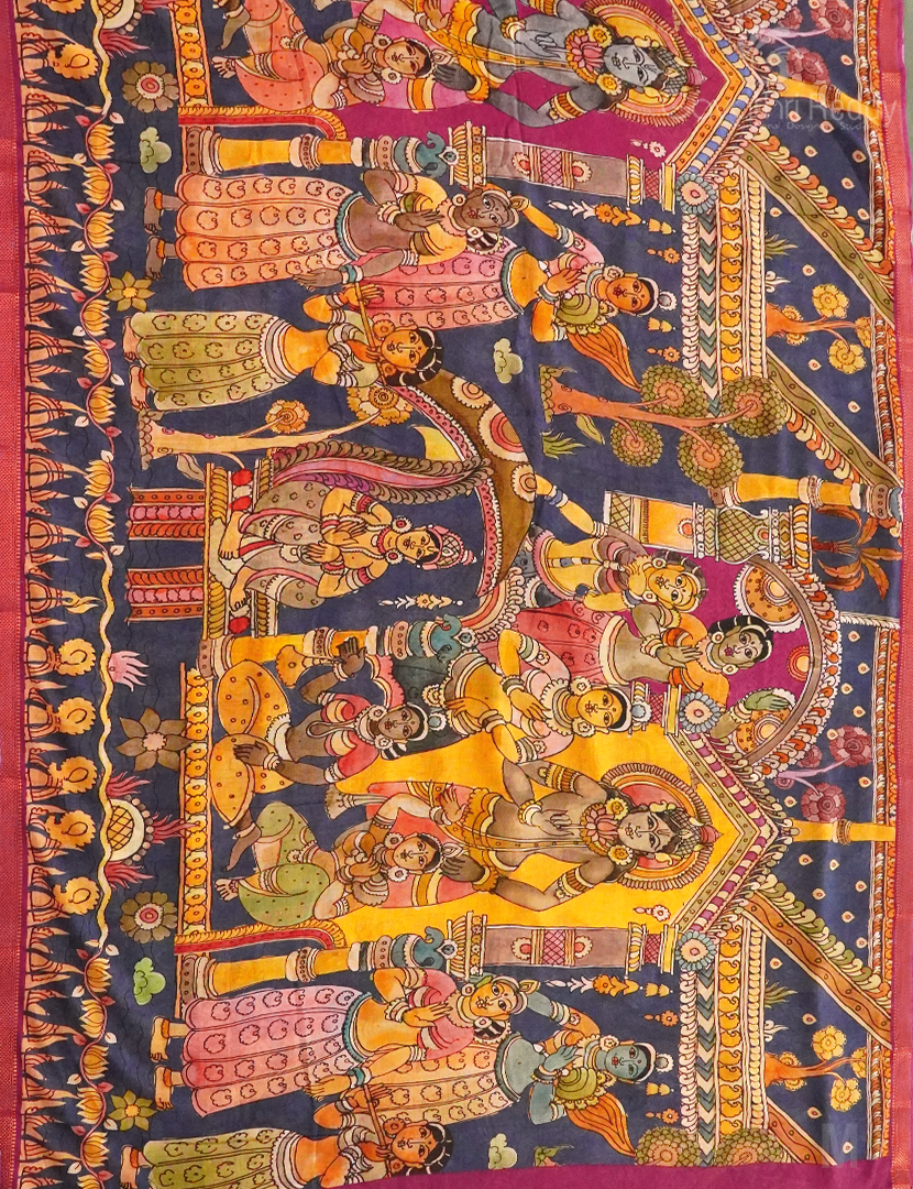 PURE KALAMKARI KHADI COTTON-KKC120