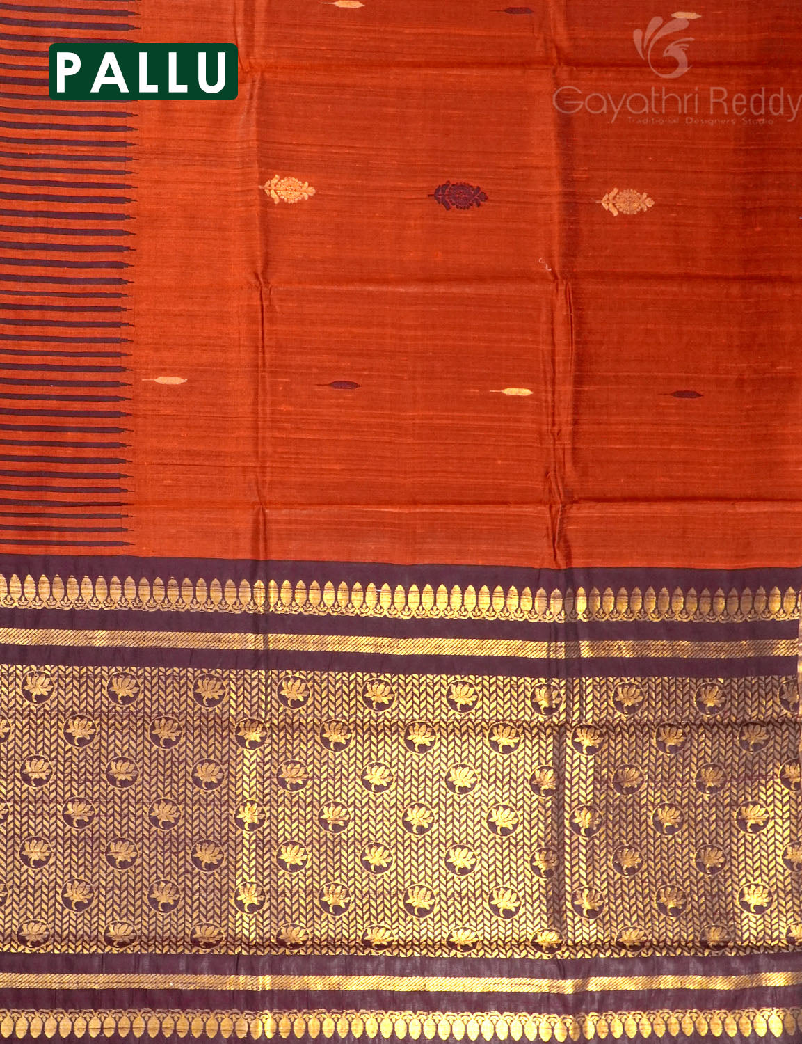 PURE KHADI PATTU SAREE-KHP1306