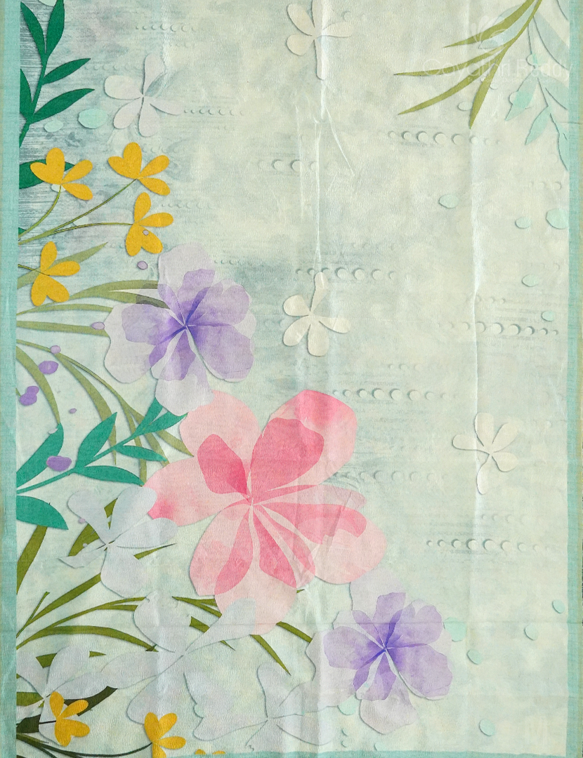 WRINKLE ORGANZA SAREE-OP577