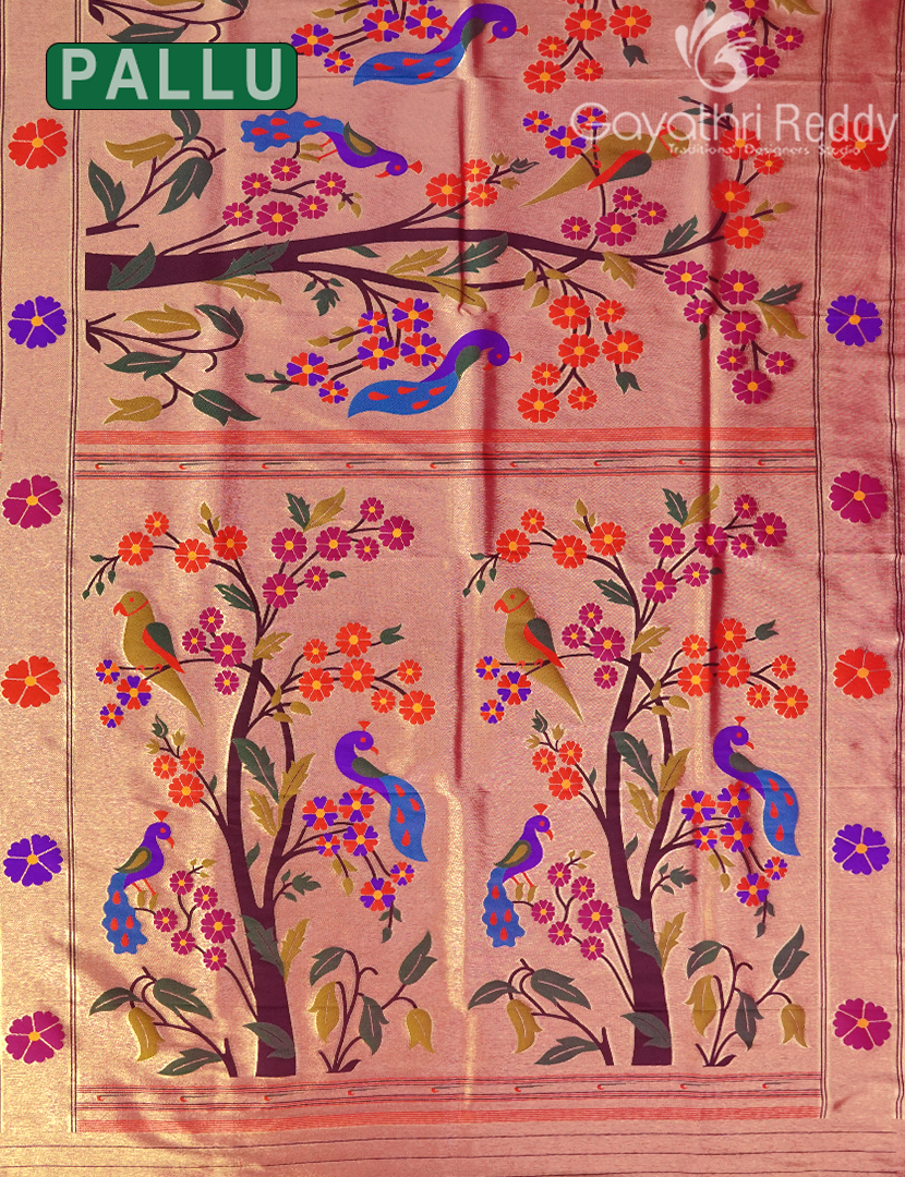SEMI PAITHANI SAREE-SPS21