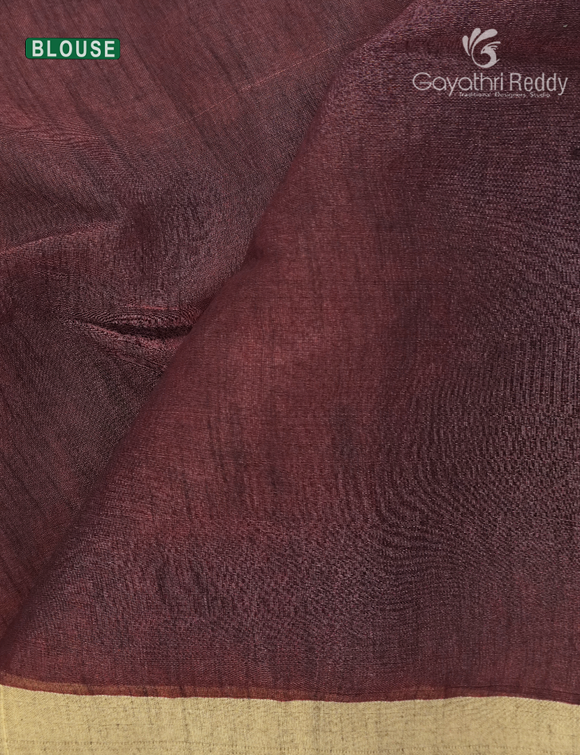 SILK COTTON DHAKAI SAREE-SCD1
