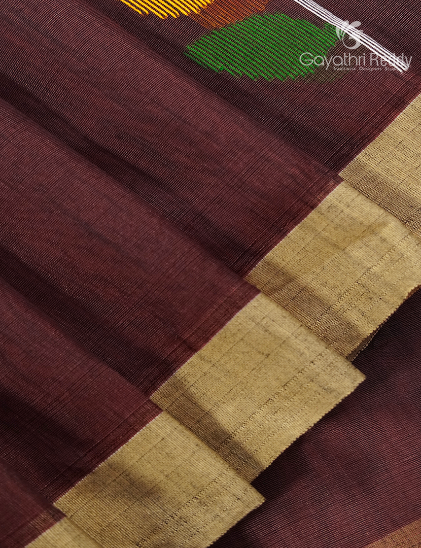 SILK COTTON DHAKAI SAREE-SCD1