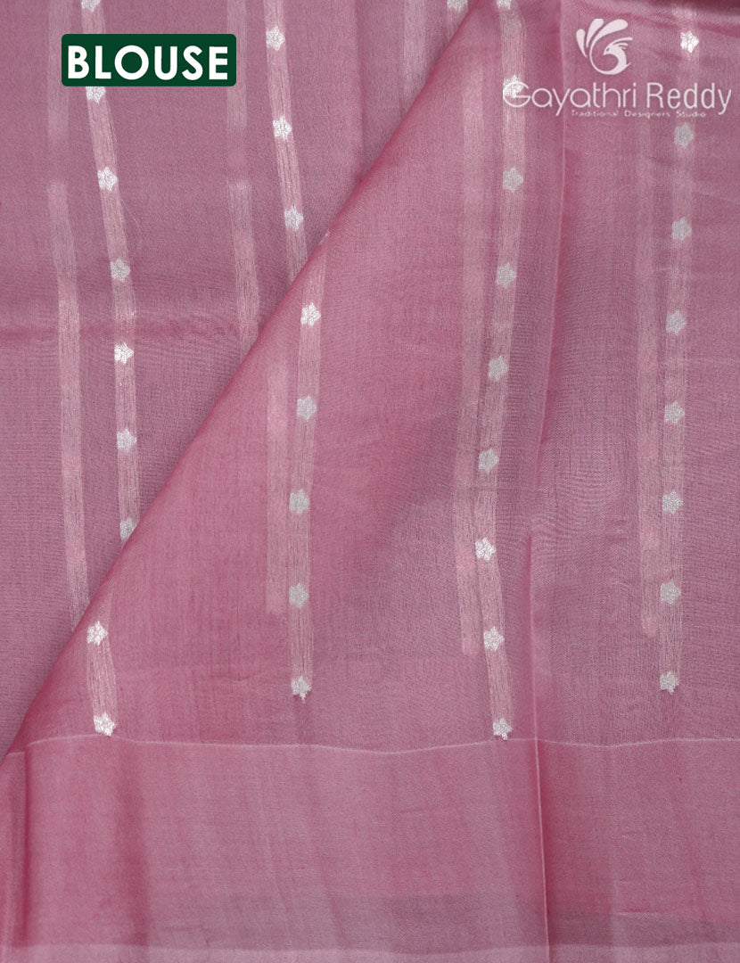 PURE BANARAS KORA SILK-BKS138