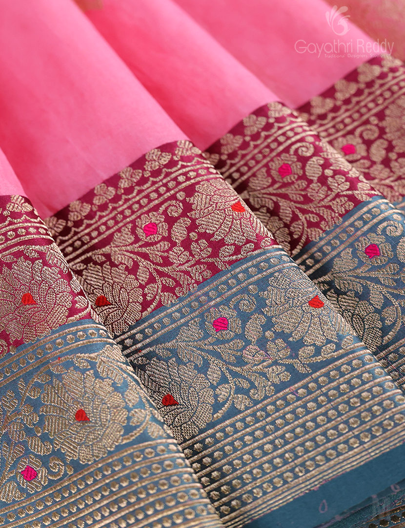 PURE BANARAS ORGANZA SILK-BO296