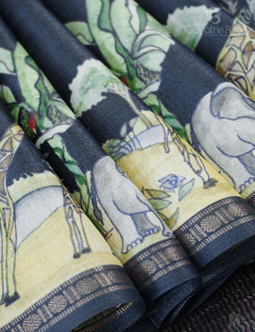 PURE DESI TUSSAR SILK-TS1390