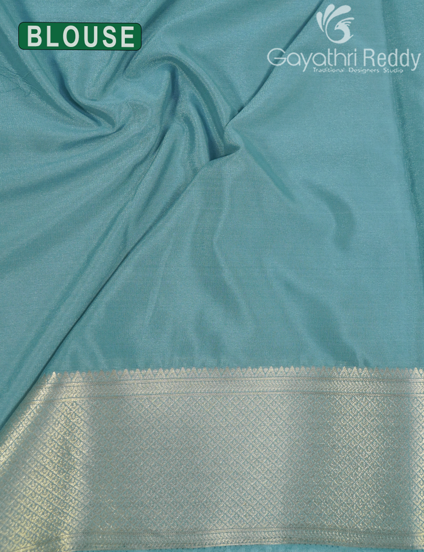 SEMI MYSORE CREPE SAREE-SMC313