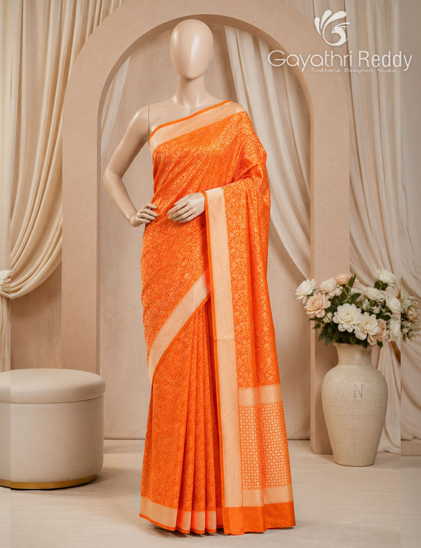 MYSORE CREPE BROCADE SAREE-MCB15