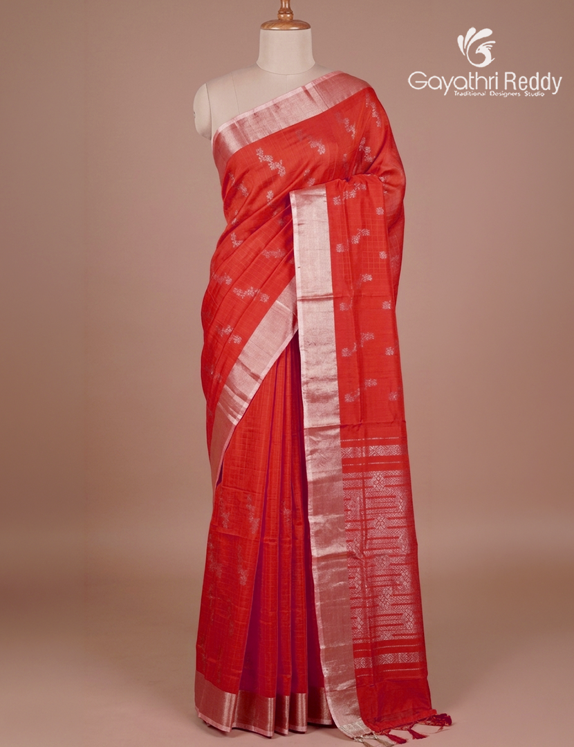 Pure Uppada Silk Saree in Red