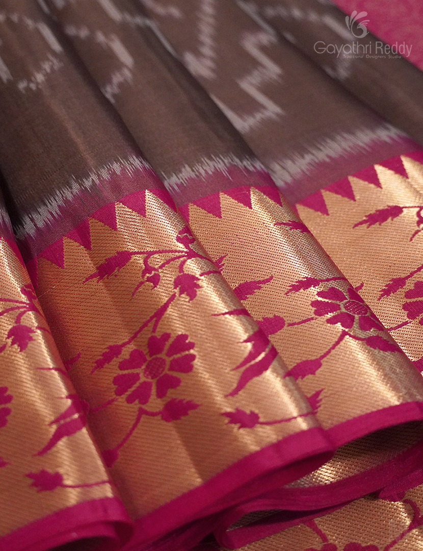 PURE KANCHI IKKAT PATTU-IP643