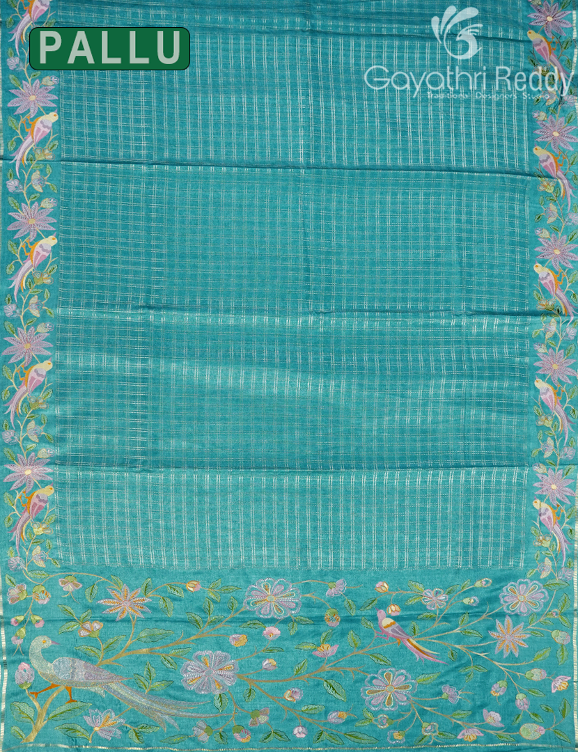 KHADI SILK WORK SAREE-KSW59