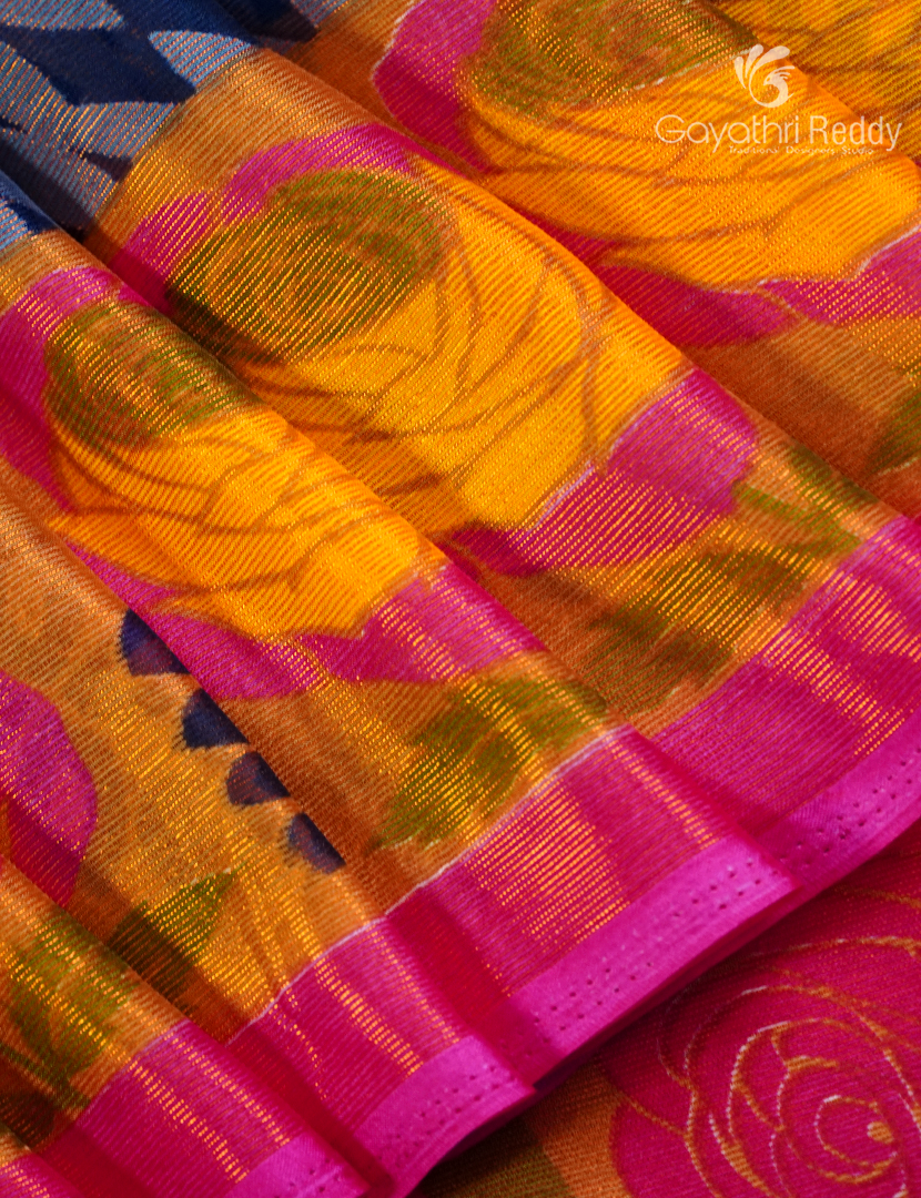 SEMI SILK BRASSO SAREE-SSB1