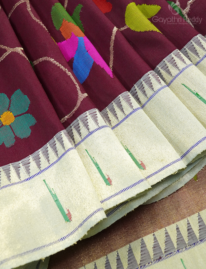 PURE  PAITHANI PATTU SAREE-PSS585