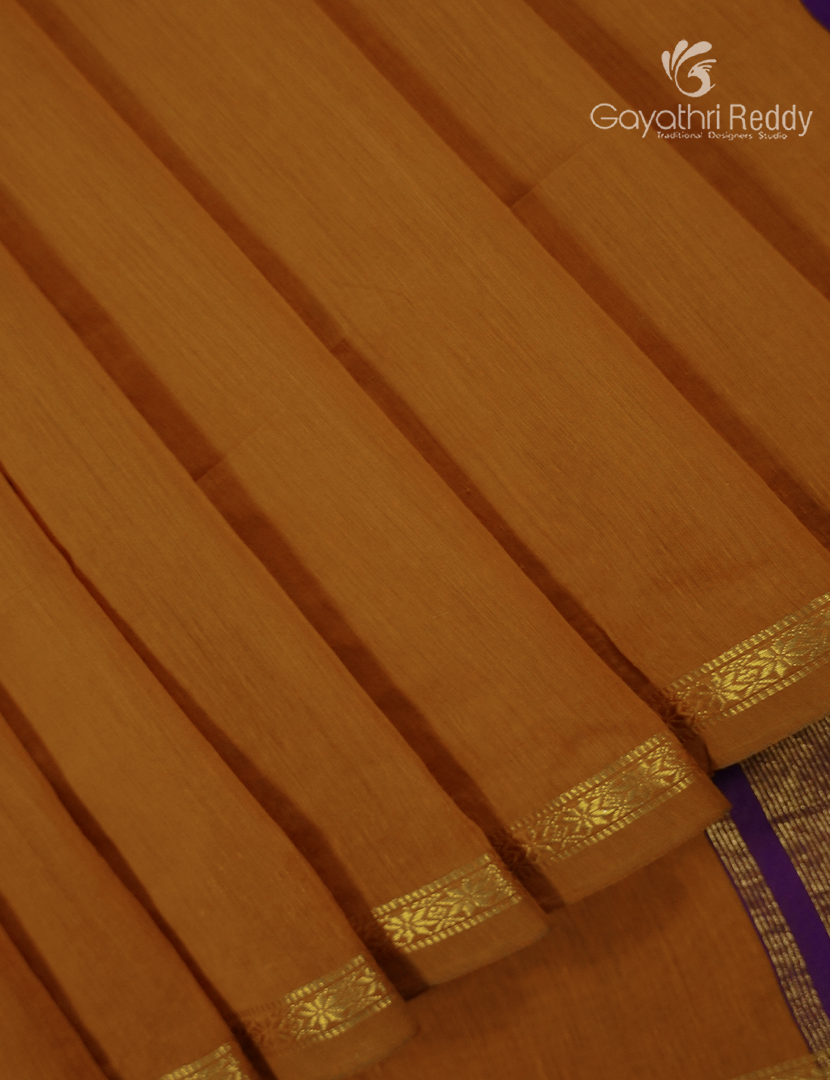 Sico Saree in Mustard and Purple