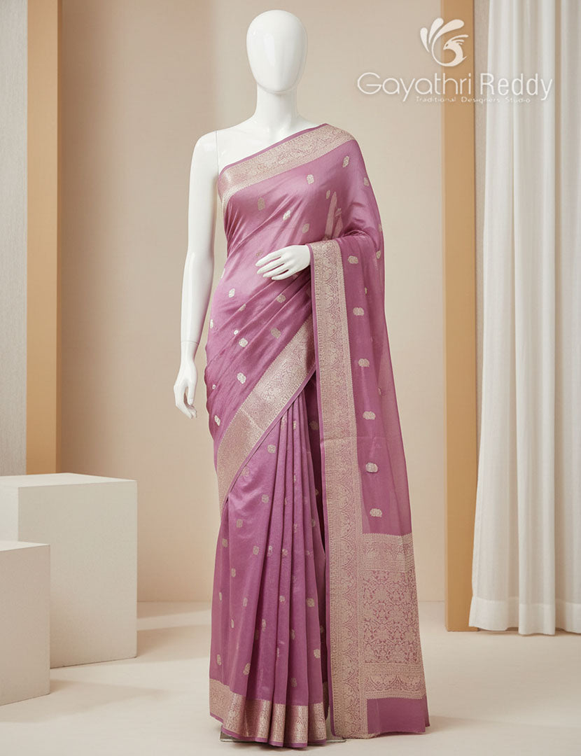 BANARAS CHIFFON SAREE-BCH13