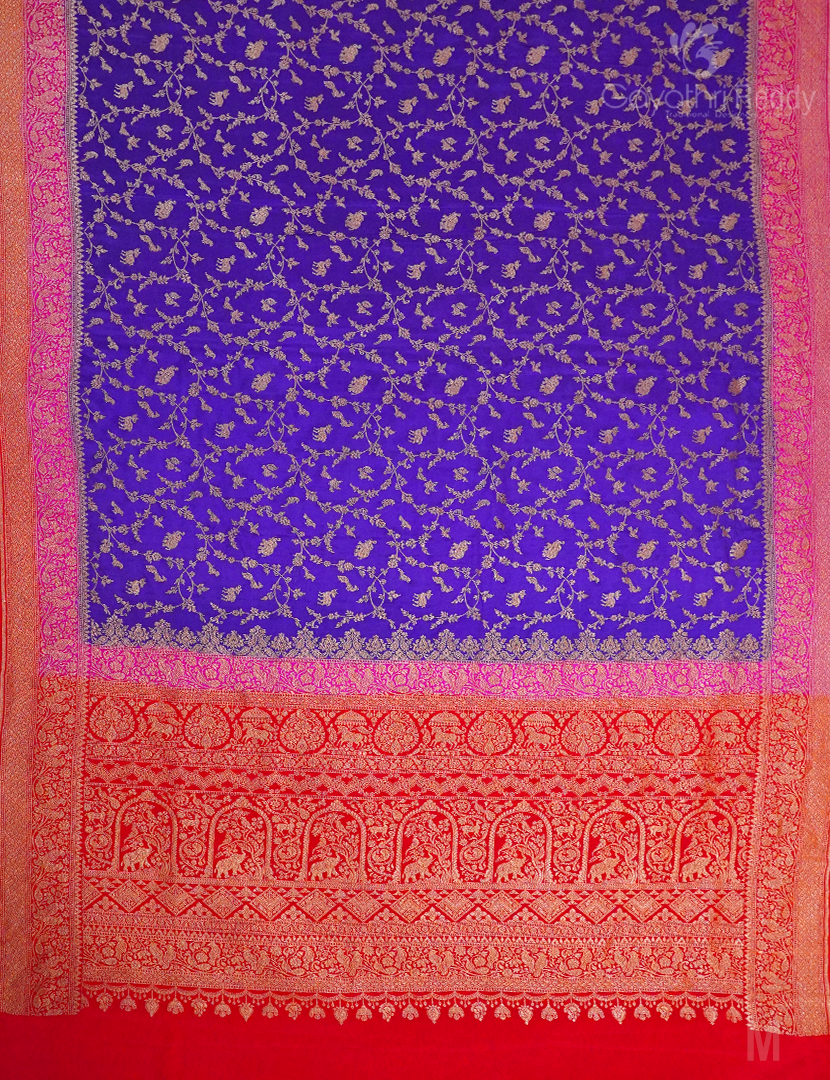 PURE BANARAS GEORGETTE KADDI-BG671