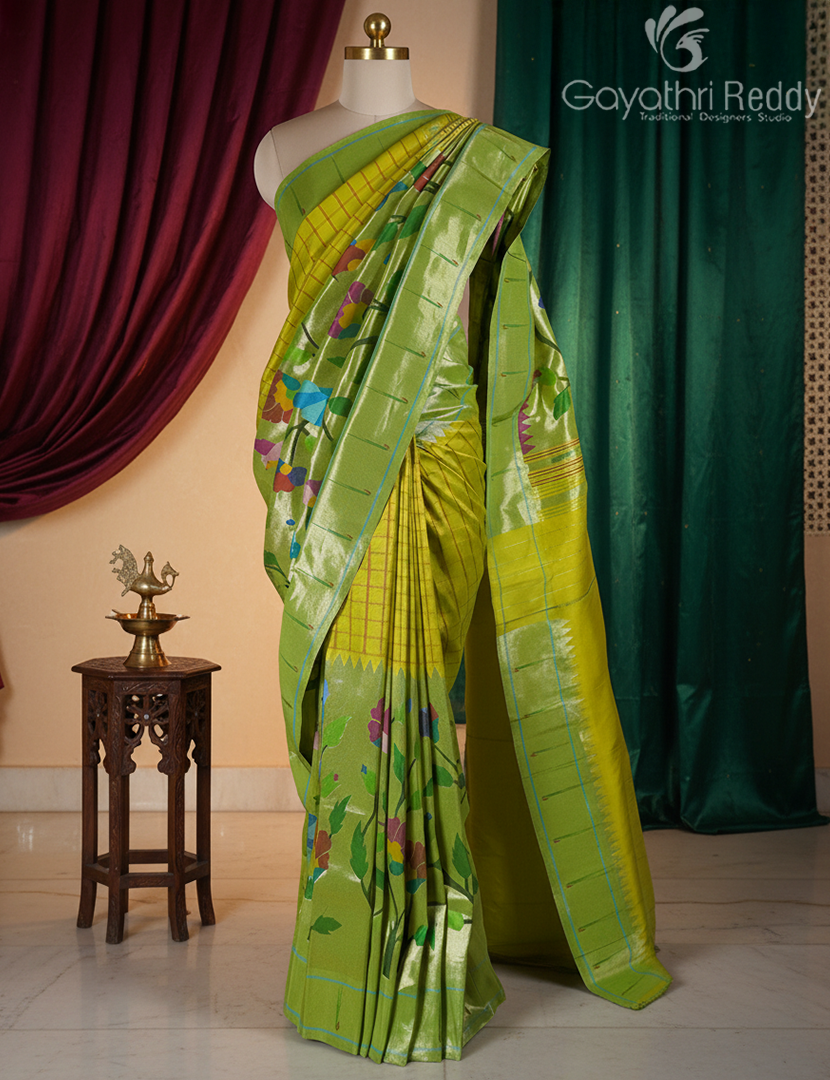 PURE  PAITHANI PATTU H.L- PPHL8