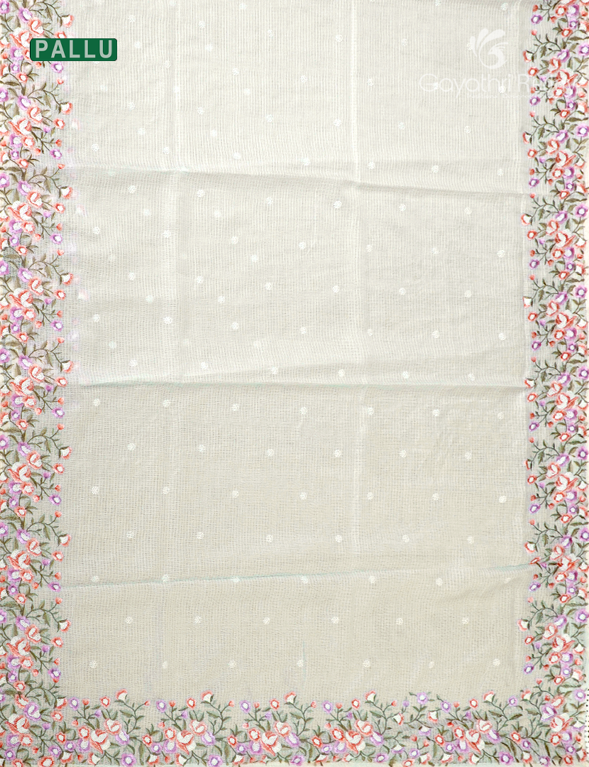 Kota Fancy Saree in Pastel yellow