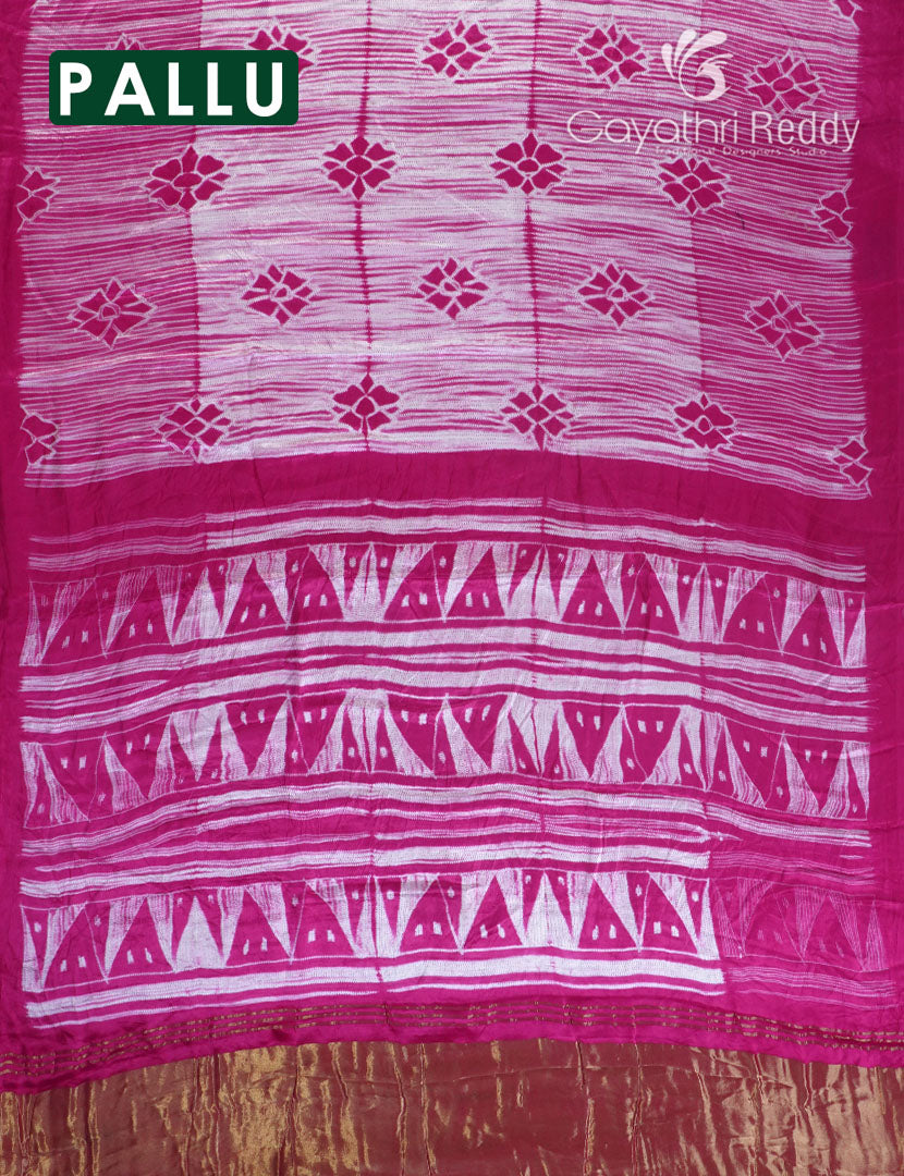 PURE GAJI SILK SAREE -GSS24