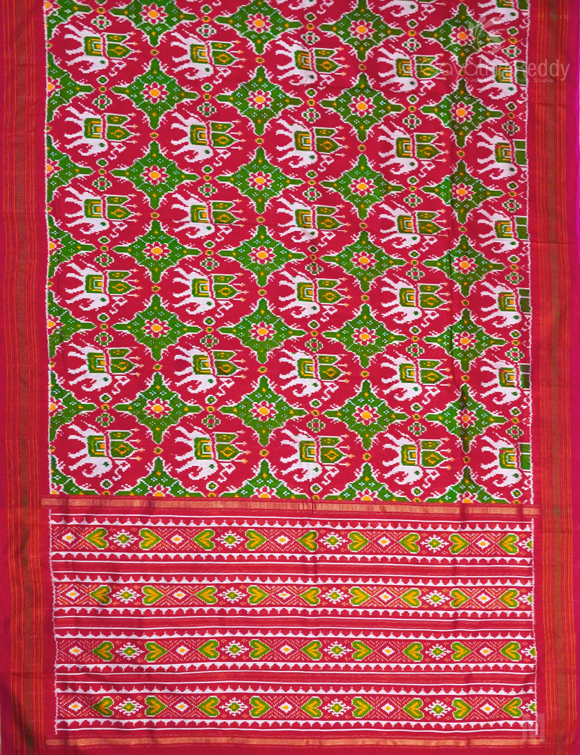 PURE TWILL IKKAT PATTU-IP717