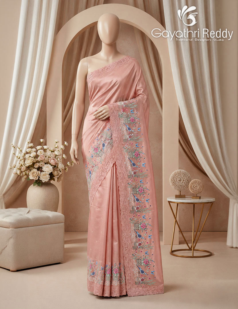 SEMI DUPION SILK SAREE-SDS128