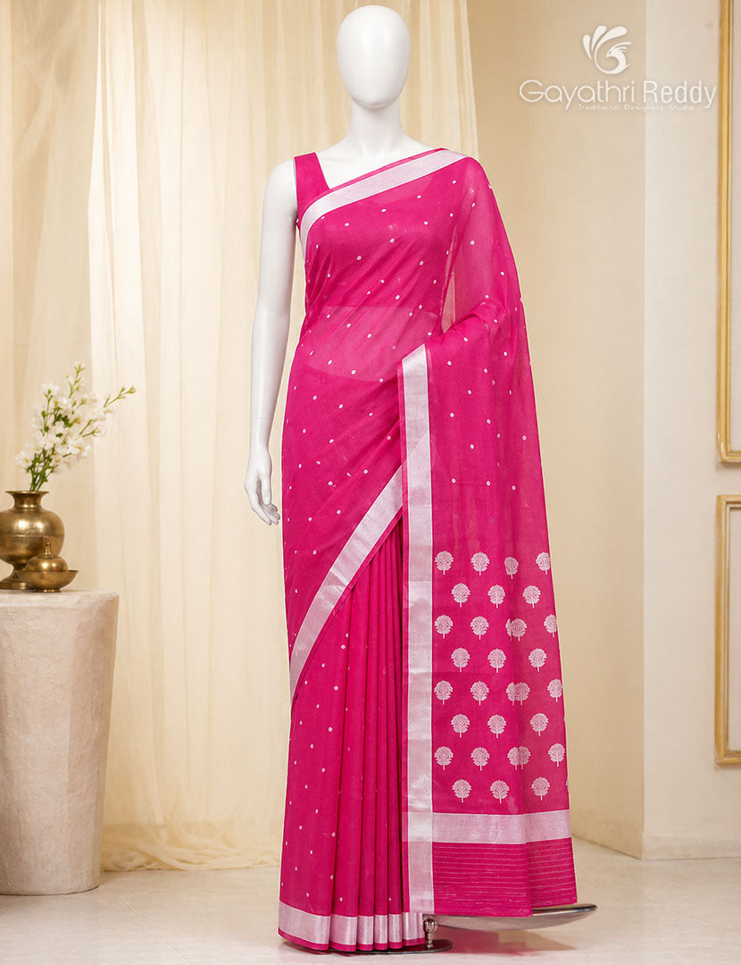PURE CHANDERI SICO  SAREE-PCS656
