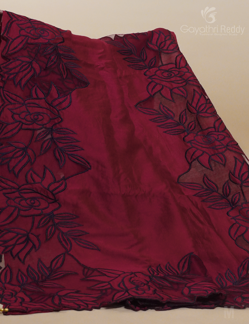 GREEN SILK PATCH WORK-GS131