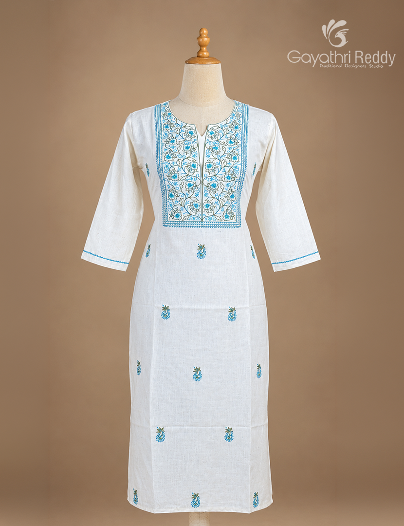 Kurthi in Milk White